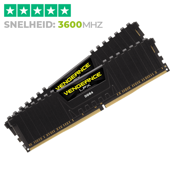 Geheugen afbeelding Corsair Vengeance 16GB(3200Mhz) - Zwart afbeelding
